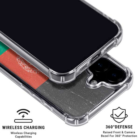 Afghanistan Flag Distressed iPhone 16 MagSafe Case